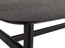 Eetkamertafel BADEN - Black Ash MED BA T2010-BA