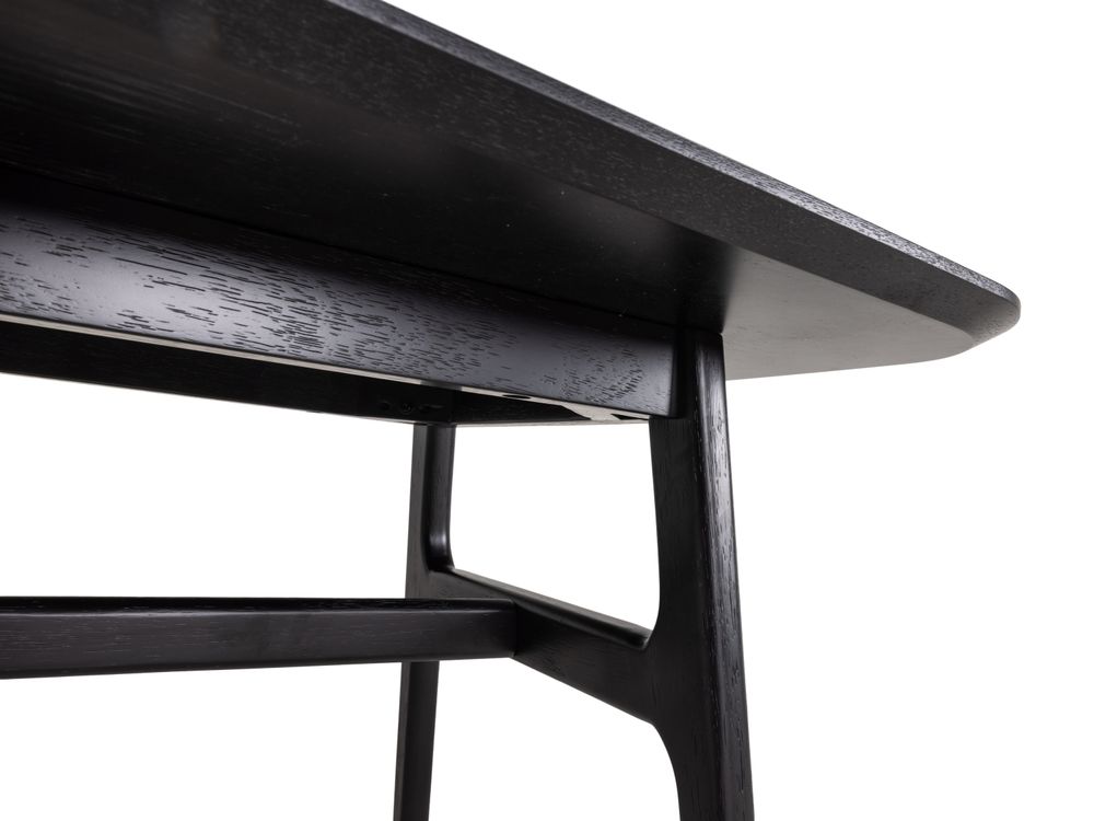 Eetkamertafel BADEN - Black Ash MED BA T2010-BA
