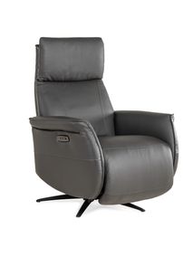 Elektrische relaxfauteuil MATERA - Zwart leder HTL-152-000057-517E