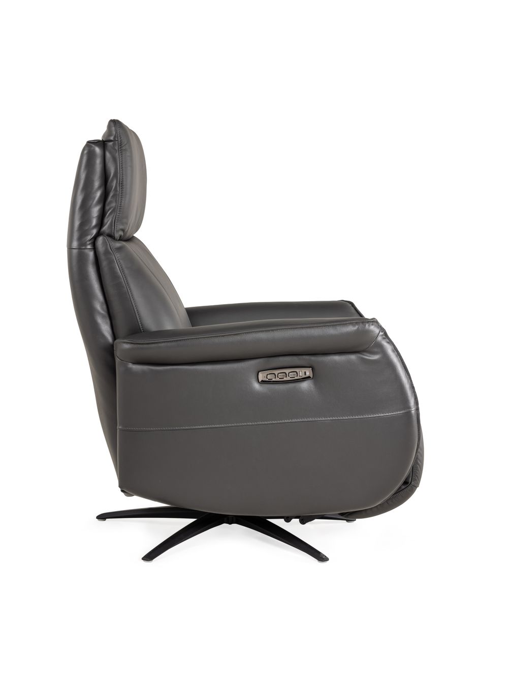 Elektrische relaxfauteuil MATERA - Zwart leder HTL-152-000057-517E