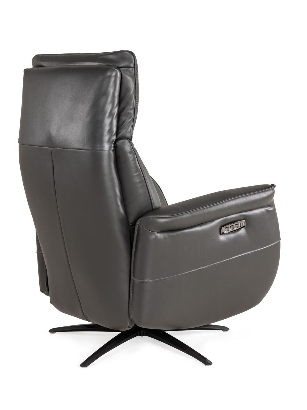 Elektrische relaxfauteuil MATERA - Zwart leder HTL-152-000057-517E