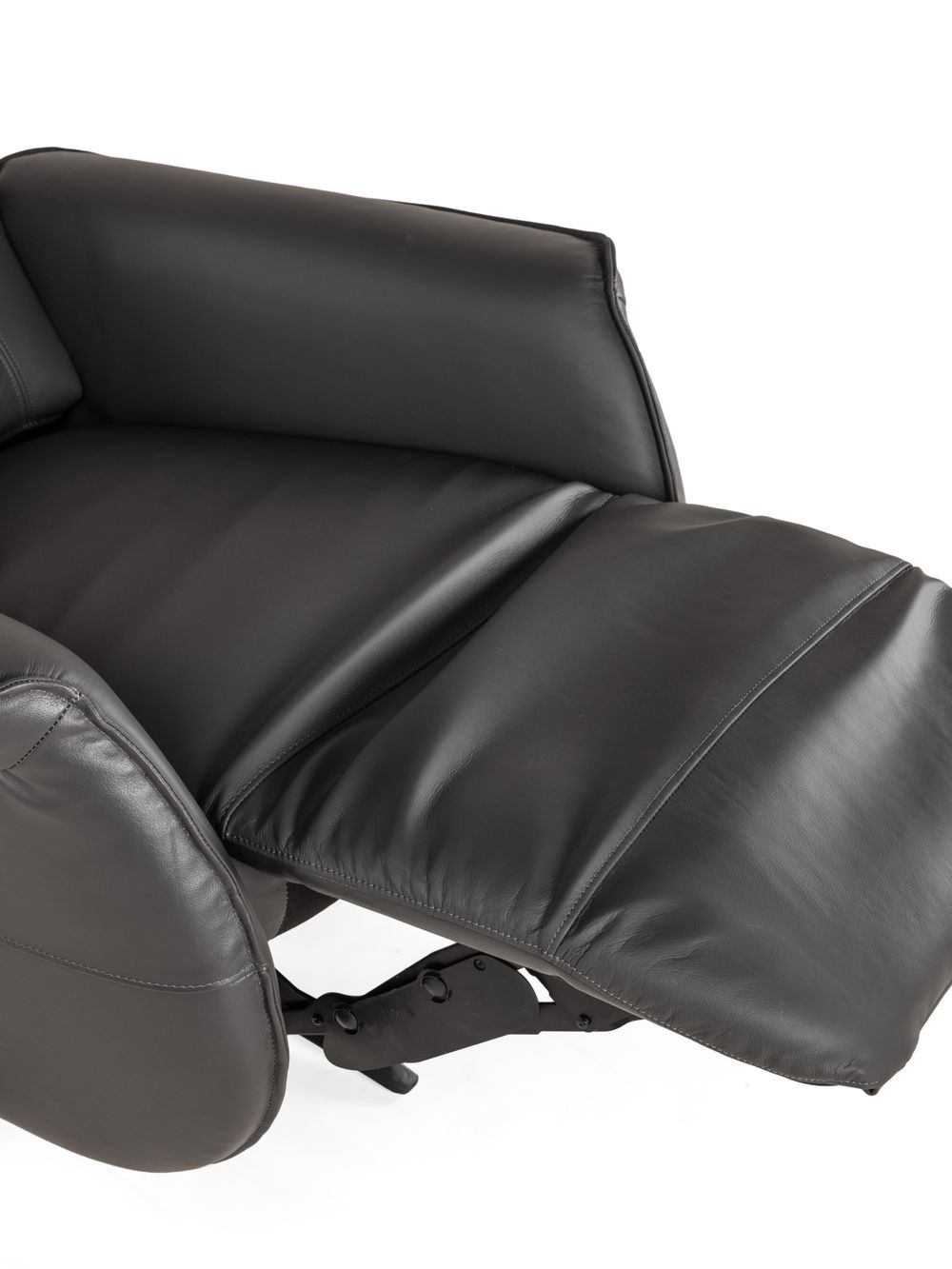 Elektrische relaxfauteuil MATERA - Zwart leder HTL-152-000057-517E