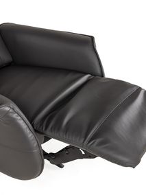 Elektrische relaxfauteuil MATERA - Zwart leder HTL-152-000057-517E