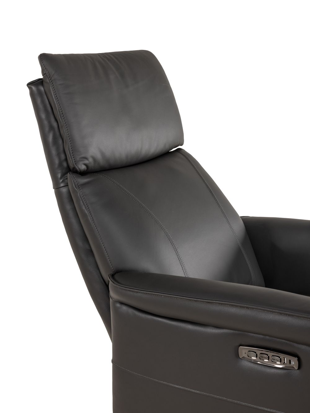 Elektrische relaxfauteuil MATERA - Zwart leder HTL-152-000057-517E