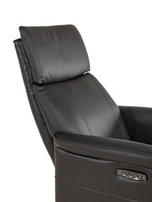 Elektrische relaxfauteuil MATERA - Zwart leder HTL-152-000057-517E
