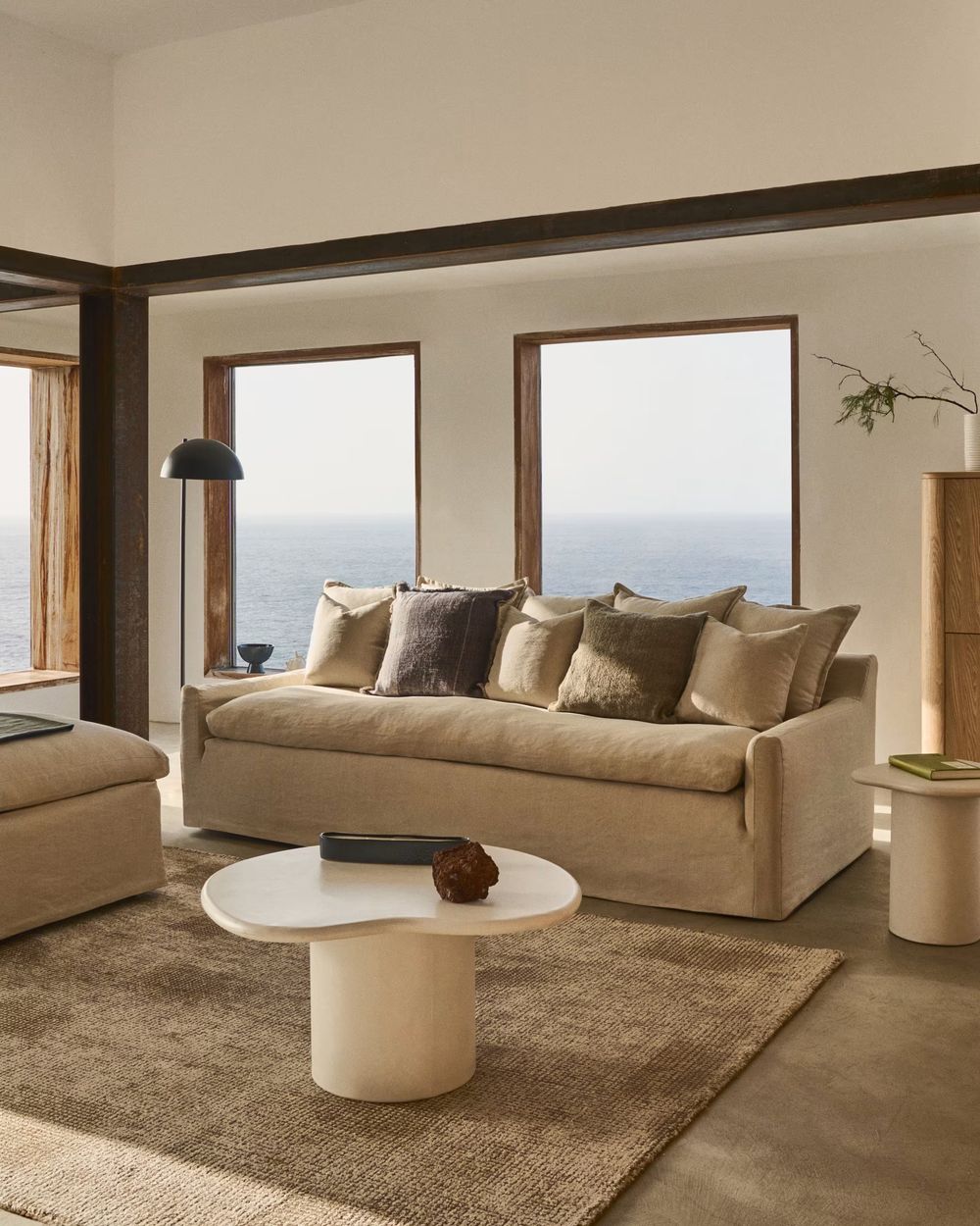 3-Zit met afneembare hoezen ZENIRA - Beige KAV S0100009ED12