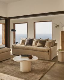 3-Zit met afneembare hoezen ZENIRA - Beige KAV S0100009ED12