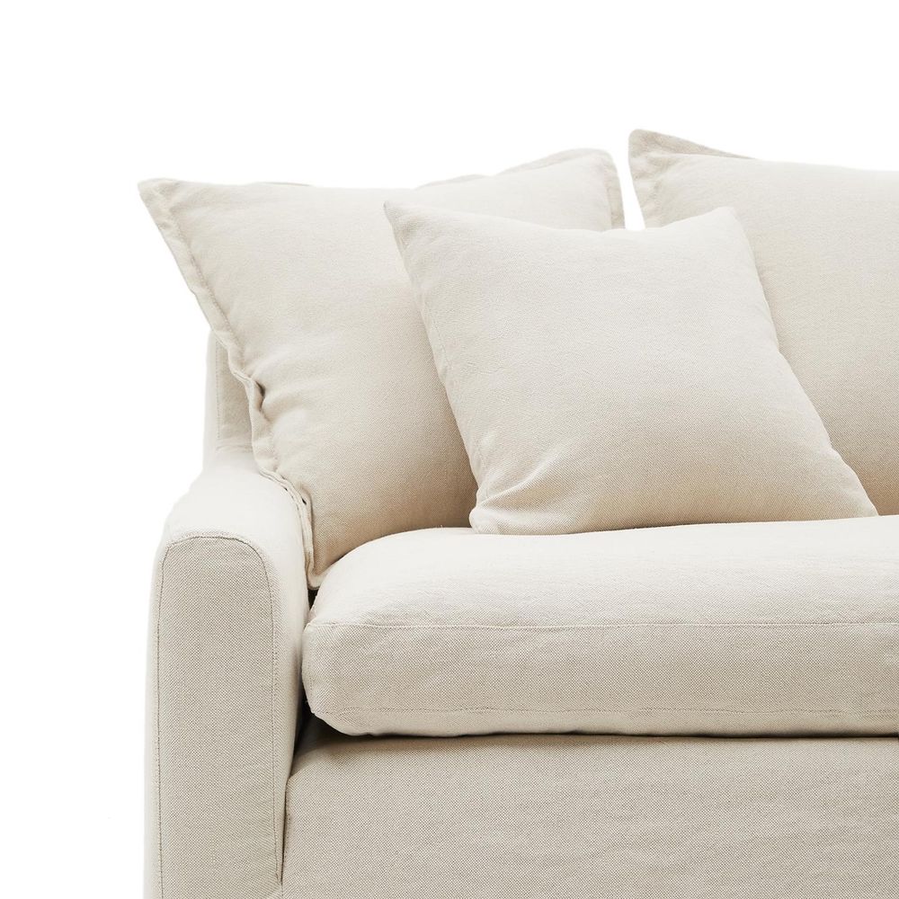 3-Zit met afneembare hoezen ZENIRA - Beige KAV S0100009ED12