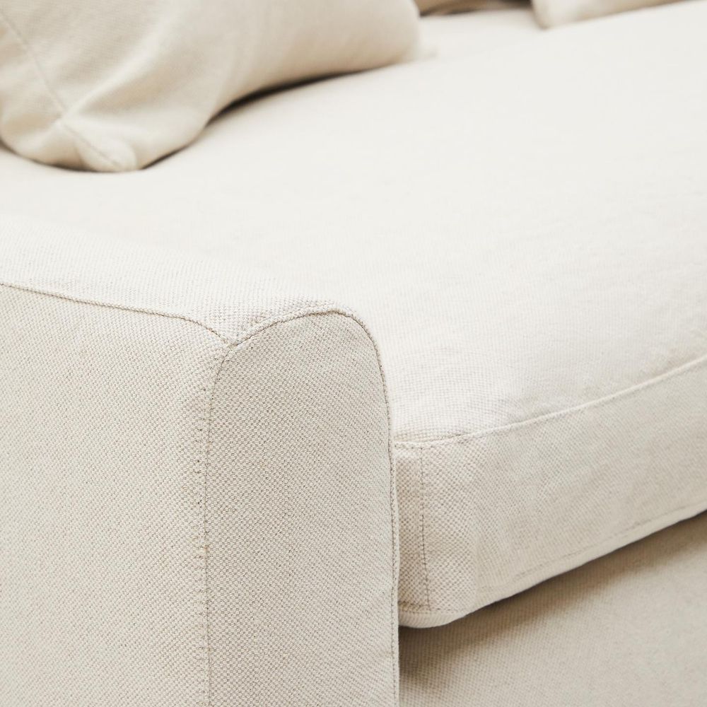 3-Zit met afneembare hoezen ZENIRA - Beige KAV S0100009ED12