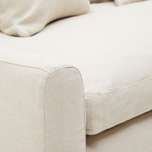 3-Zit met afneembare hoezen ZENIRA - Beige KAV S0100009ED12