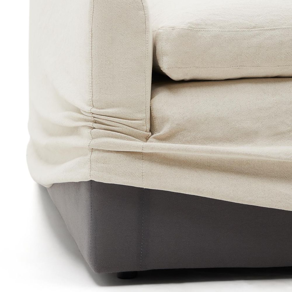 3-Zit met afneembare hoezen ZENIRA - Beige KAV S0100009ED12