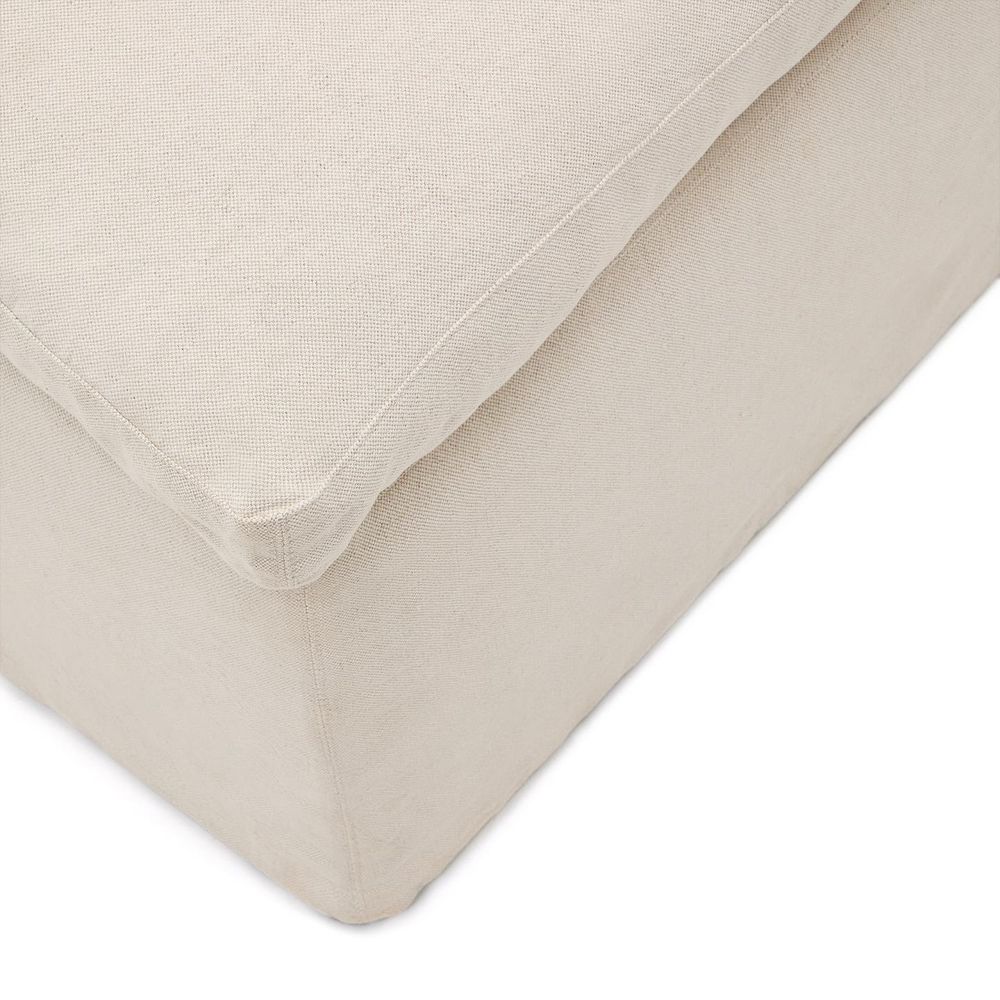 Poef met afneembare hoes ZENIRA - Beige KAV S1500005ED12