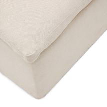 Poef met afneembare hoes ZENIRA - Beige KAV S1500005ED12