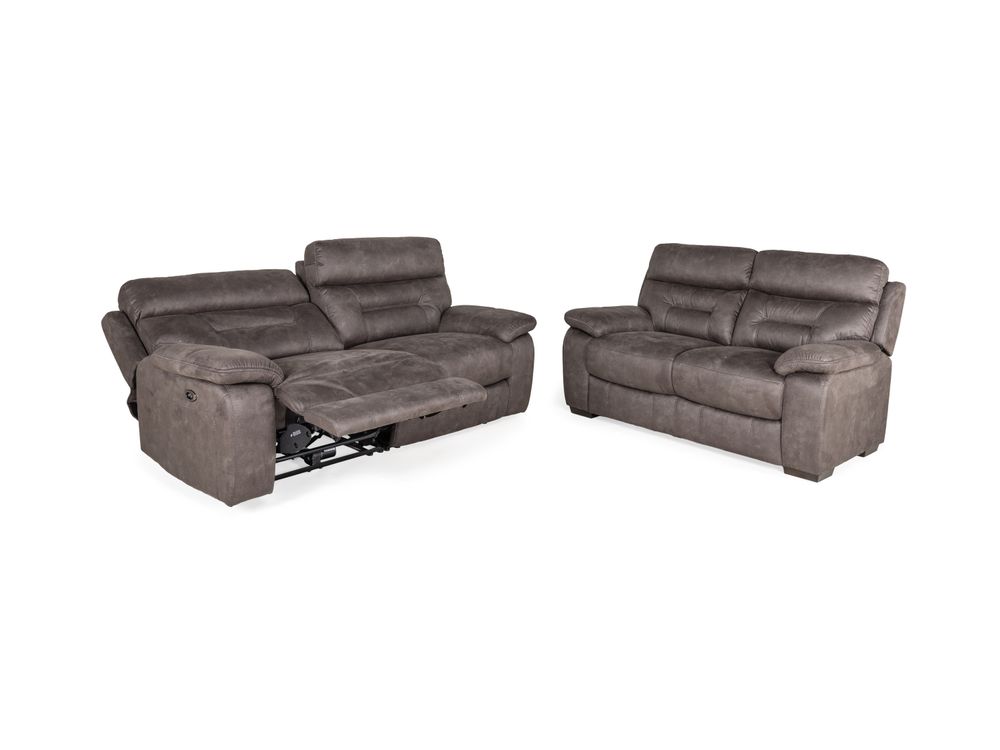 2,5-zit met 2 elektr. relaxen SIENA - Bruin HTL-153-000009-BLJ16