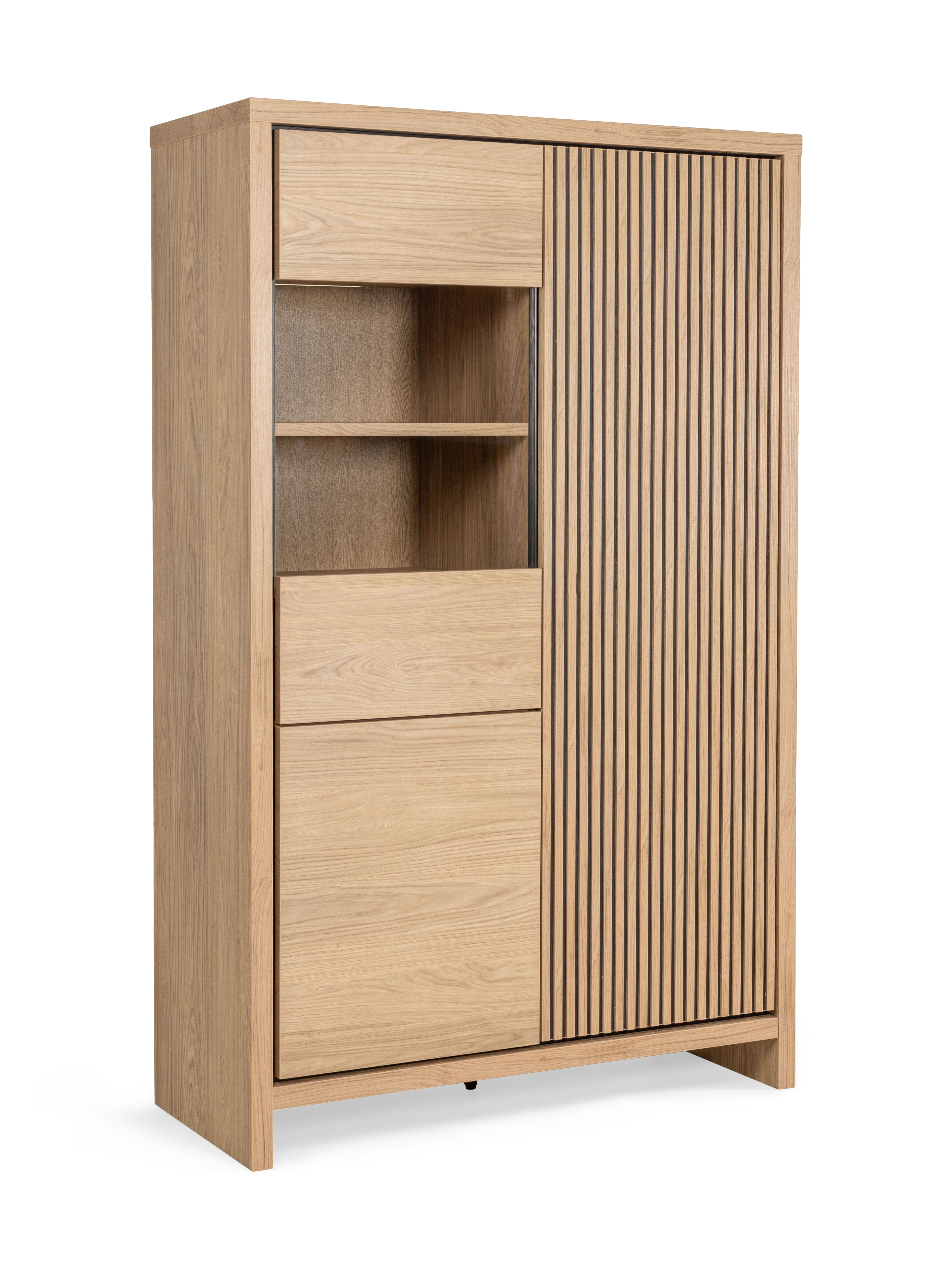 Wandkast LEVANZO - Blond Oak