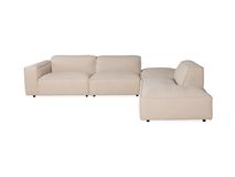 Hoekzetel SQUARE - Ecru bouclé C-ESS-SQ-HKS1