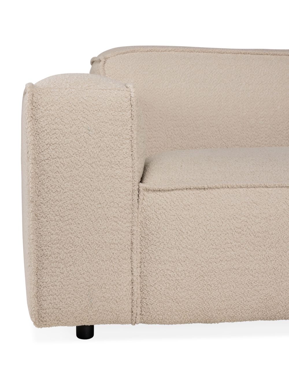 Hoekzetel SQUARE - Ecru bouclé C-ESS-SQ-HKS1