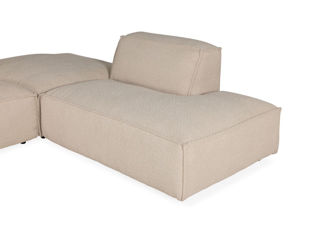 Hoekzetel SQUARE - Ecru bouclé C-ESS-SQ-HKS1