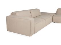 Hoekzetel SQUARE - Ecru bouclé C-ESS-SQ-HKS1