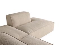 Hoekzetel SQUARE - Ecru bouclé C-ESS-SQ-HKS1