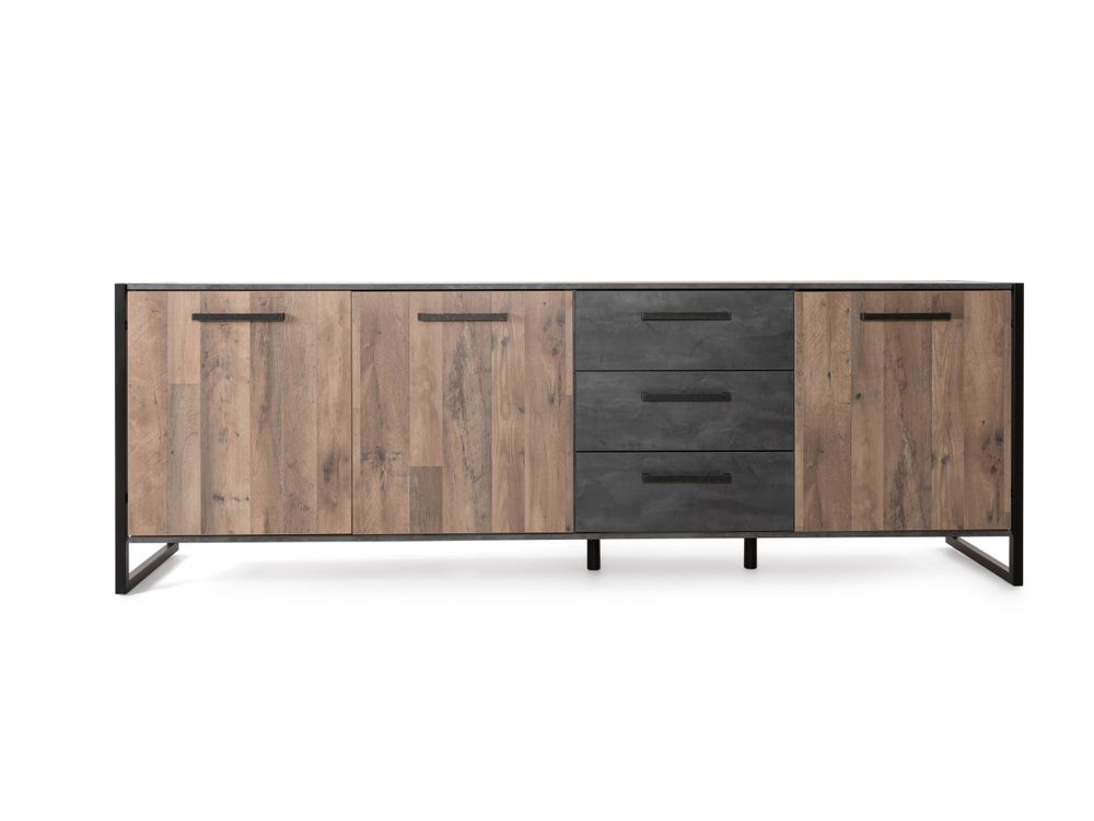 Eetkamer SAMIR - Natuurlijke parketlook C-MBR-SA-EK1