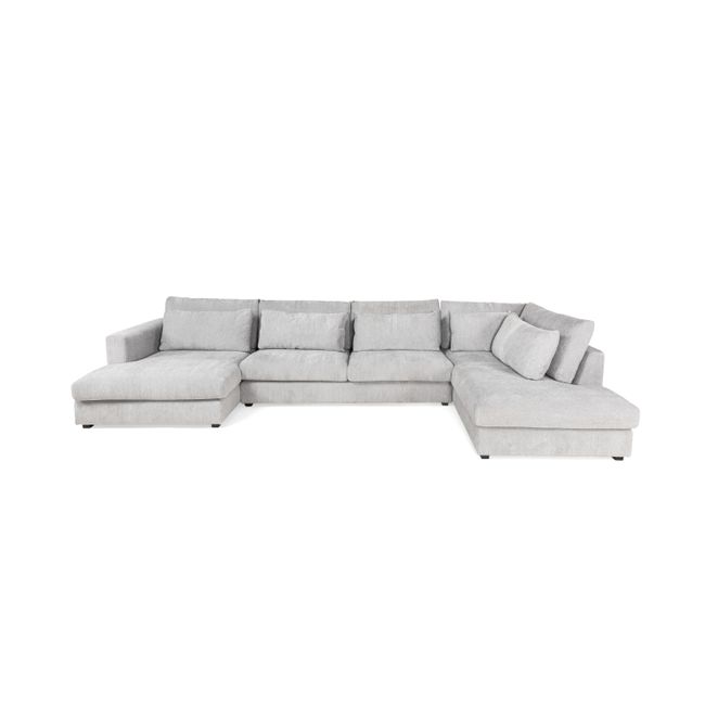 Hoekzetel POPOLINE - Lichtgrijs