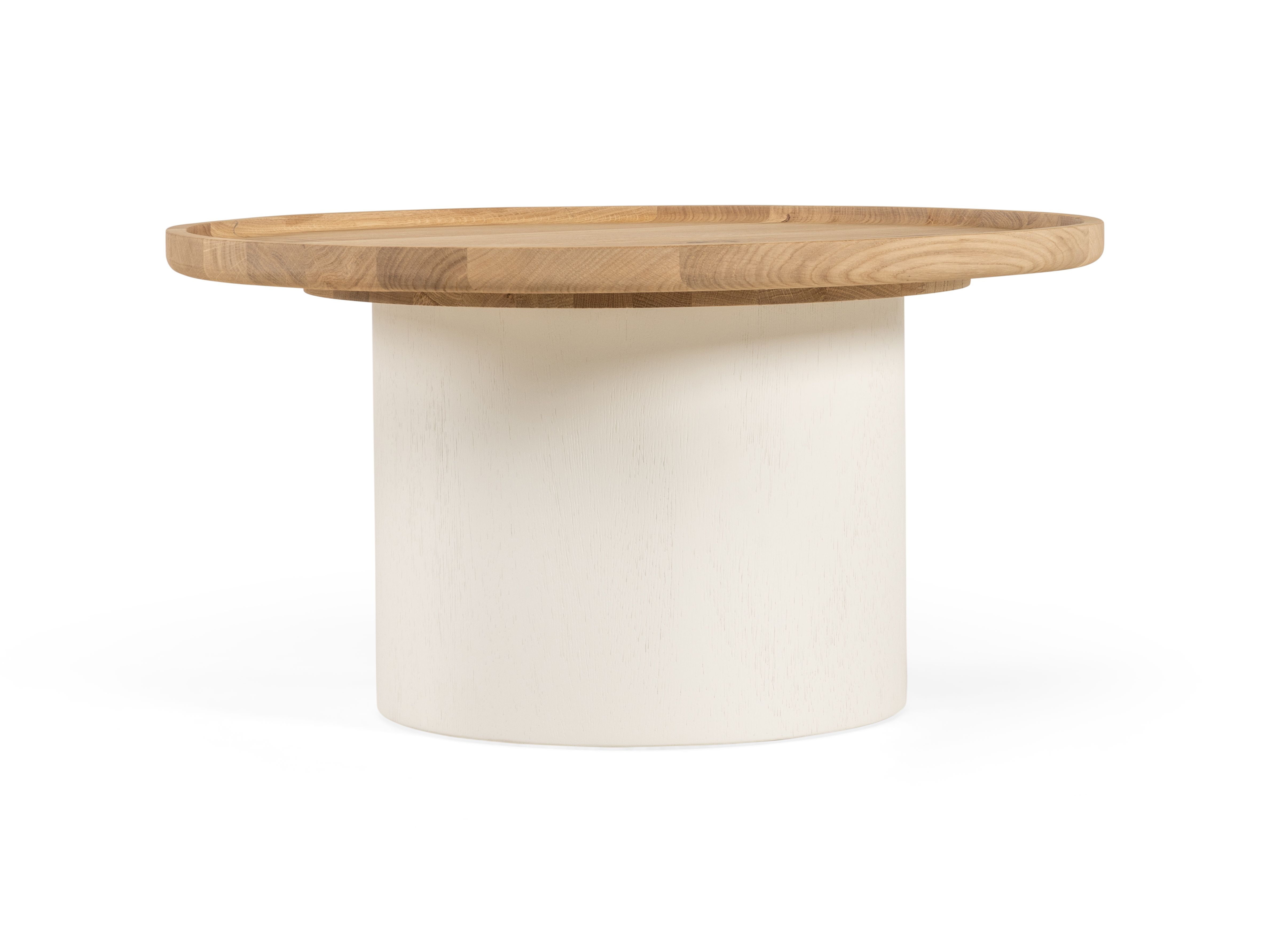 Salontafel SHITAKE - Eiken nature white