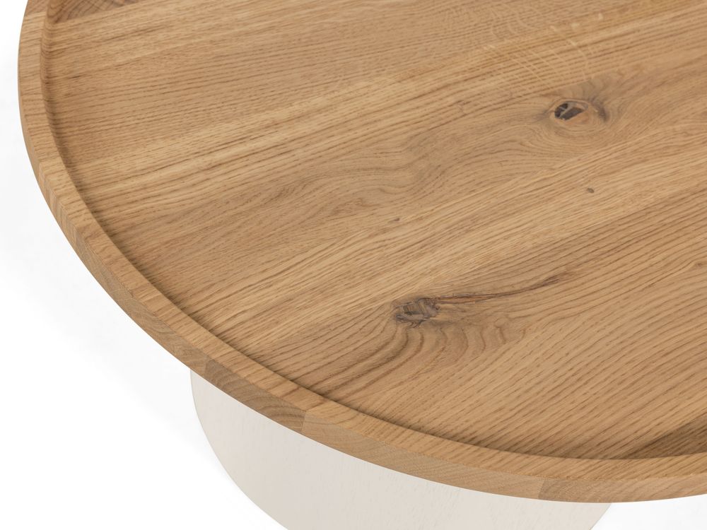 Salontafel SHITAKE - Eiken nature white PMP SH ST-70-ENW