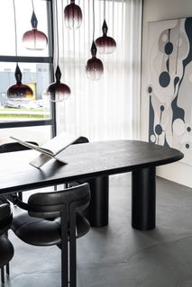 Eettafel WALTER - Zwart ELO 95981