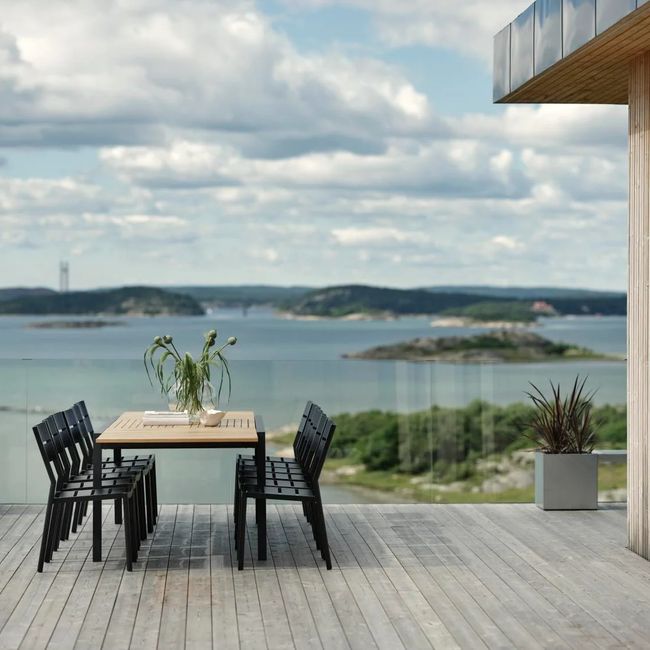 Tuinstoel DELIA - Zwart