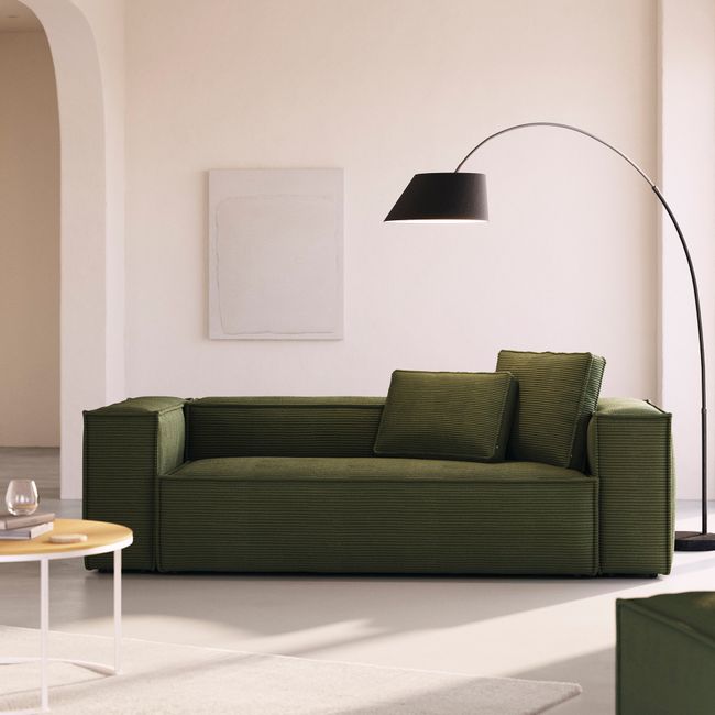 3-zit BLOK - Groen corduroy