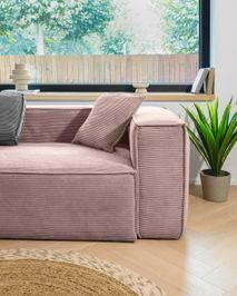 3-zit BLOK - Groen corduroy KAV S570LN24