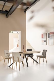 Eetkamerstoel FLAIR - Creme XOO 48729CRE