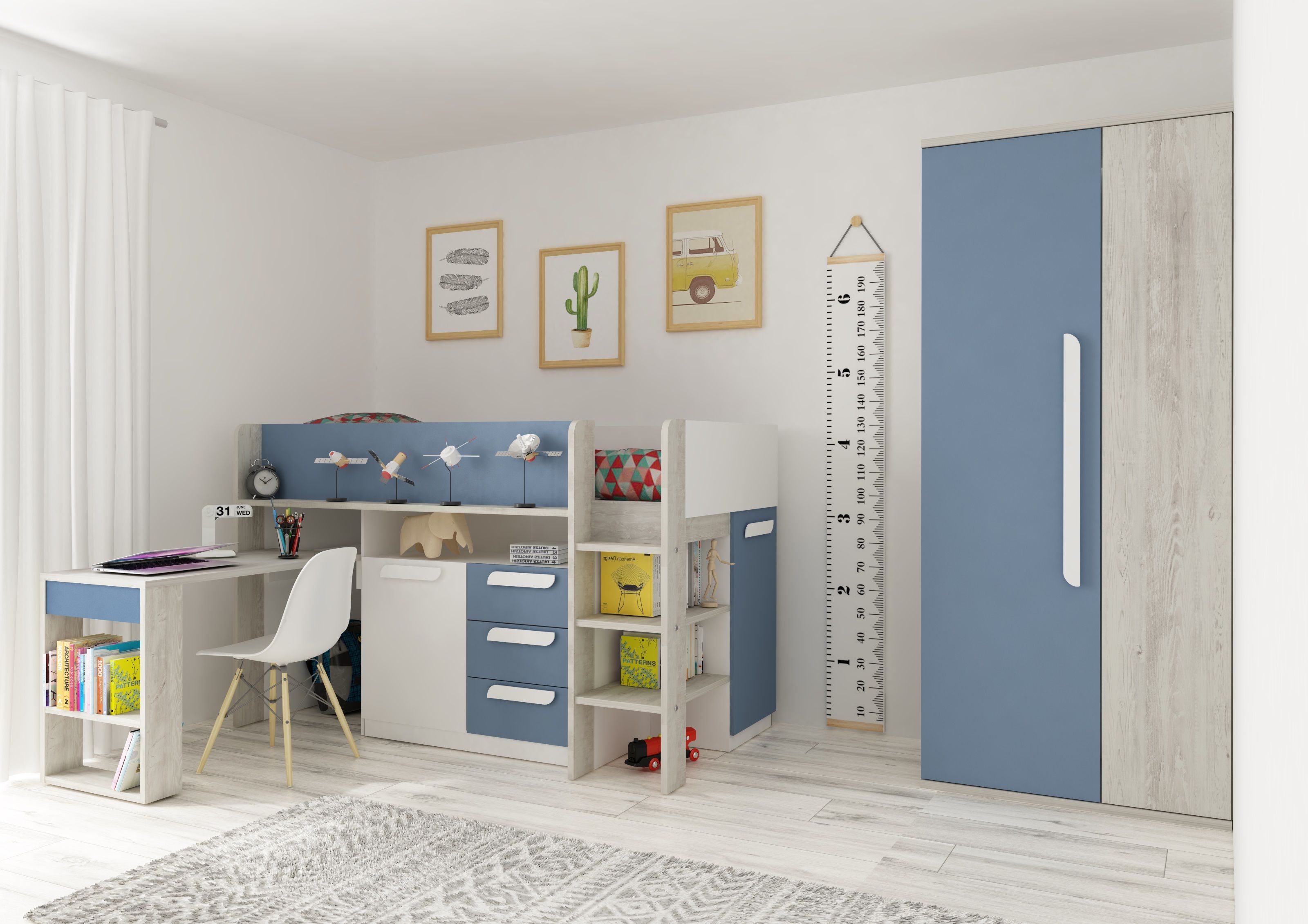 Halfhoogslaper Bo8 - Antraciet