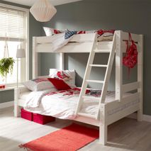3-persoons stapelbed TRIPLO - Wit INF-1-000001