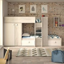 Stapelbed MAXIM - Blauw TRA-1-000002