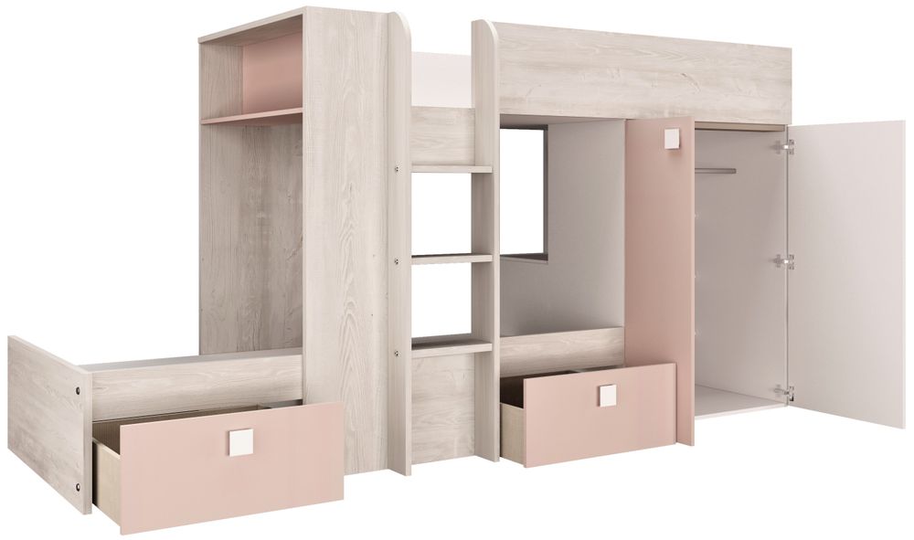 Stapelbed MAXIM - Antraciet TRA-1-000004