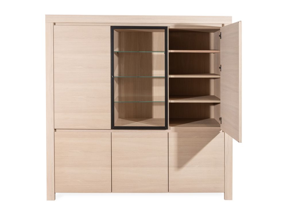 Vitrinekast PETRA - Romantic White CRE-1-000360-RWG