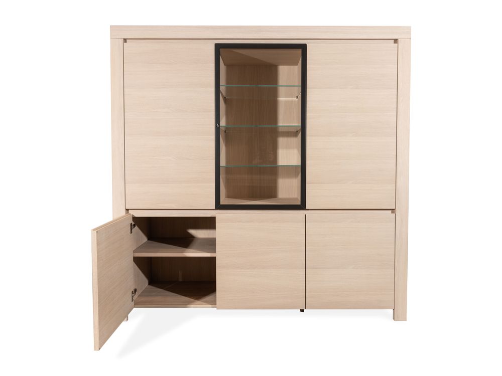 Vitrinekast PETRA - Romantic White CRE-1-000360-RWG