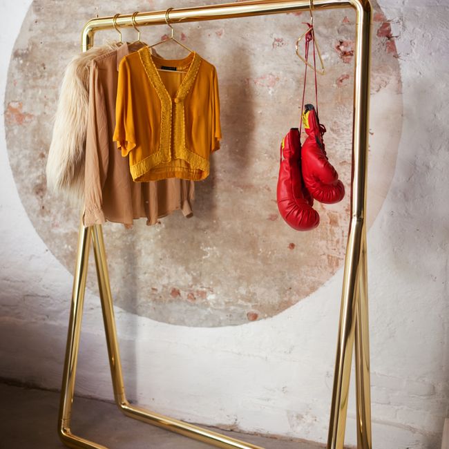 Kledingrek CHUBBY - Goud