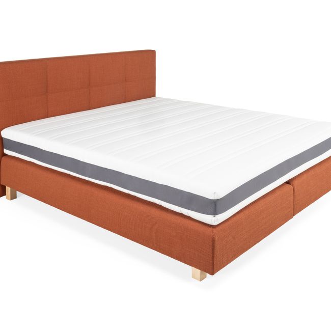 Boxspring BE COMFY incl. matras - Bermuda Brique