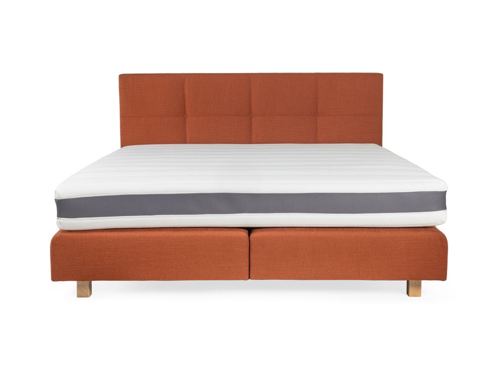 Boxspring BE COMFY incl. matras - Bermuda Brique C-RVR BCO BX180-BB303