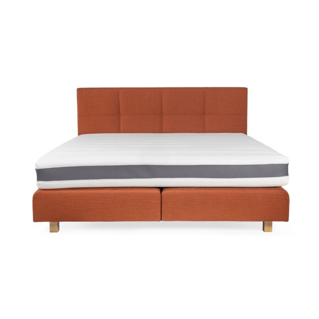 Boxspring BE COMFY incl. matras - Bermuda Brique