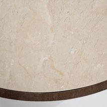 Salontafenset HAZEL - Mangohout/Marmer ELO 96106