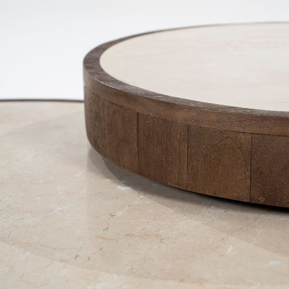 Salontafenset HAZEL - Mangohout/Marmer ELO 96106