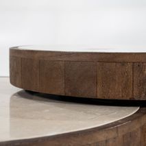 Salontafenset HAZEL - Mangohout/Marmer ELO 96106