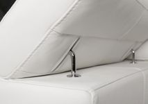 Hoekzetel MAMBO met relax - Leder bianco puro C-CAL-22-HKS-10-370BB