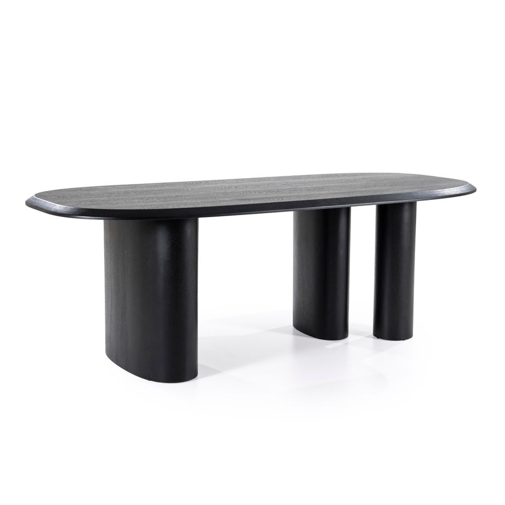 Eettafel WALTER - Zwart ELO 95980