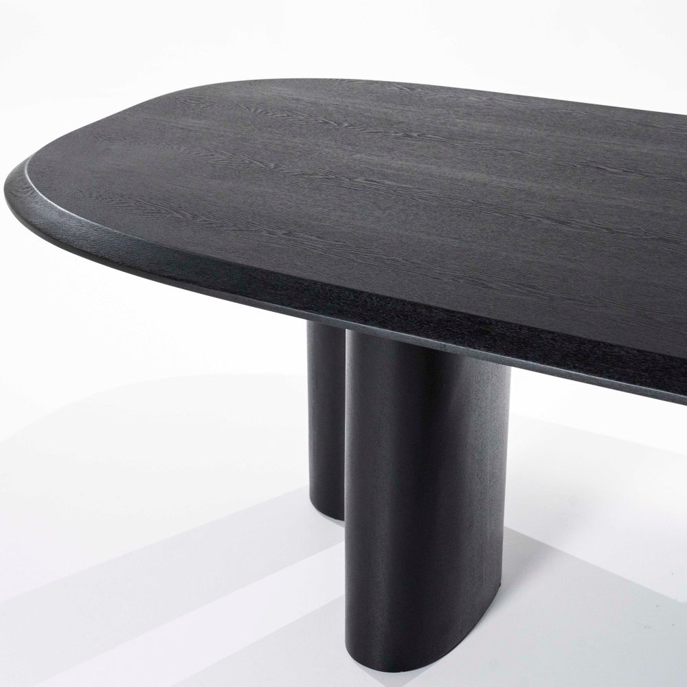 Eettafel WALTER - Zwart ELO 95980
