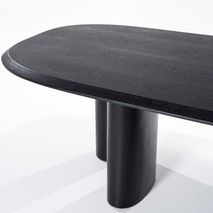 Eettafel WALTER - Zwart ELO 95980